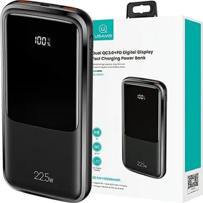 Image de Usams Powerbank 10000mAh PB58 22,5W PD + QC 3.0 Fast