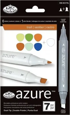 Obrázok produktu pre Grafické popisovače + bezfarebný popisovač - stopa 6 ks