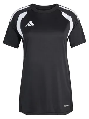 Produktbild von Adidas KB3747_270, Weiblich, Schwarz, Weiß, Trikot, L, ClimaCool, Rundhals