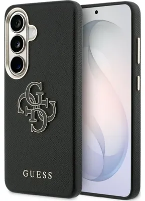 Obrázok produktu pre Puzdro na mobil pre Galaxy S26 Plus, Guess Full Wrapped, čierne s veľkým logom Guess