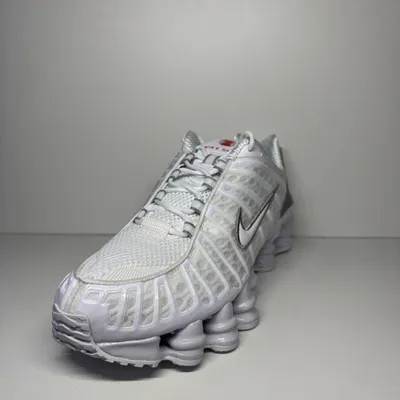 Produktbild von Nike Shox TL White Metallic Silver Max Orange - EU: 43