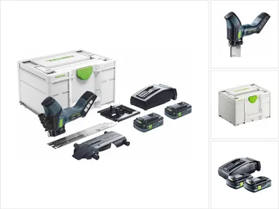Zdjęcie produktu dla Festool ISC 240 HPC 4,0 EBI-Plus akumulatorowa pilarka do izolacji 18 V 240 mm ( 576569 ) + 2x akumulator 4,0 Ah + ładowarka + systainer ( następca 574819 )