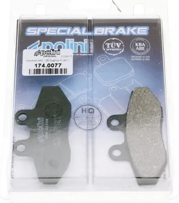 Immagine prodotto di Pastiglie freno Polini organiche per Yamaha Cygnus, MBK Flame