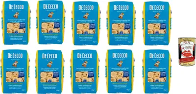 Produktbild von De Cecco Trofie N°188 100% Italienisch Pasta Nudeln 10x 500g + Italian Gourmet Polpa 400g
