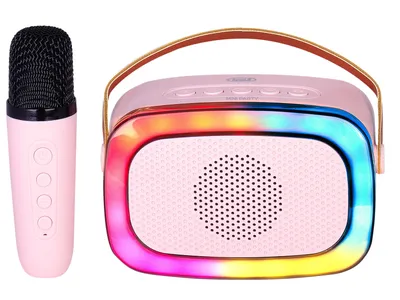 Produktbild von Trevi XR 8A01 MINI PARTY, 10 W, Verkabelt & Kabellos, USB Typ-C, Pink, Universal, MP3