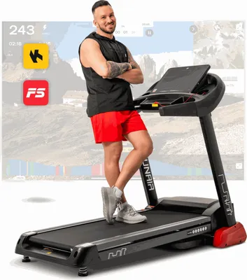 Produktbild von Hop-Sport Laufband für Zuhause HS-3500LB Runair - elektrisches Laufband mit 3,5 PS Motor, bis zu 20 km/h