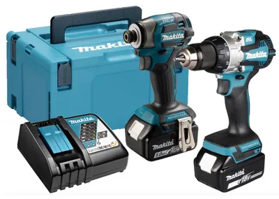 Zdjęcie produktu dla Makita Kombo-Kit LXT DTD173 - DDF489 - Ladegerät - 2 x 5.0 Ah Akku - Koffer