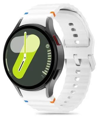 Image de Tech-Protect watch strap Silicone Sport Samsung Galaxy Watch4/5/5 Pro/6/7/FE, white