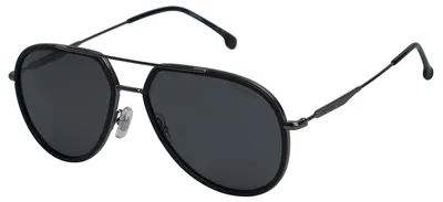 Produktbild von Carrera Herren-Sonnenbrille im Pilotenstil mit polarisierten Gläsern 295/S/P