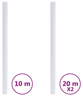 Image de vidaXL Film pour vitres Mat Transparent Gris PVC