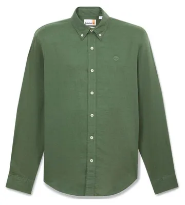 Image de TIMBERLAND - Chemise slim en lin mélangé pour homme - Taille M