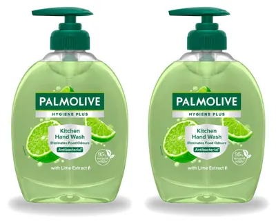 Productafbeelding van 2 x Palmolive Hygiëne Plus afwasmiddel met limoenextract - 300 ml - voordeelverpakking - 2 stuks