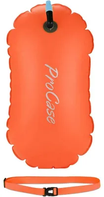 Produktbild von Schwimmboje Ultraleicht mit Hüftgurt für Freiwasserschwimmen Orange