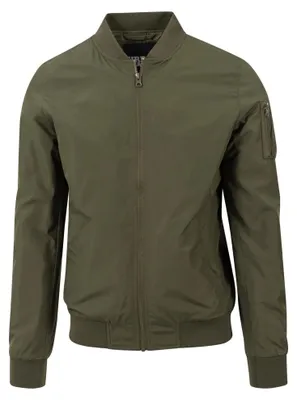 Image de Urban Classics - Blouson aviateur pour homme TN179 (S) (olive foncé)