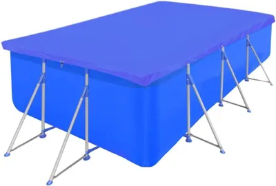 Produktbild von Rechteckige Poolabdeckung aus PE, 90 g/m², 400x207 cm