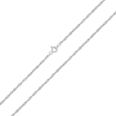 Produktbild von 925 Sterling Silber Damen - Singapur Kette - 56cm; TRS14762L22