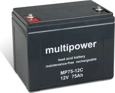 Produktbild von Powery Bleiakku (multipower) MPC75-12I zyklenfest