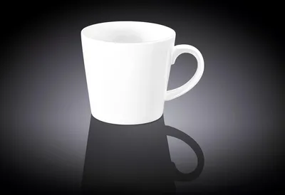 Produktbild von Wilmax Tasse 280 ml Weiß Porzellan klassisch WL-993101/A
