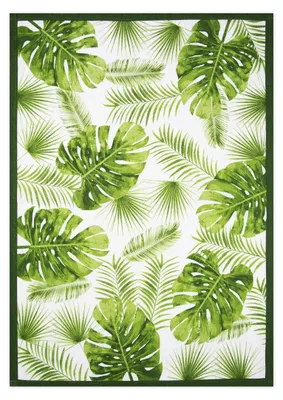 Image de Excelsa torchon Foliage coton 50x70 cm multicolore
