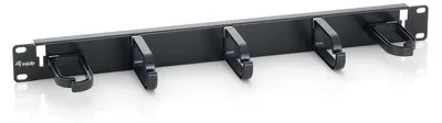 Produktbild von Equip 19 "Rack Mount Kabel Management Panel, Schwarz