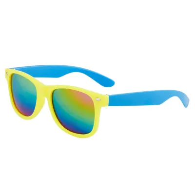 Produktbild von Uni Kinder Sonnenbrille Farbverlauf Bunte Linse Anti-UV Block Sonnenlicht Augenschutz Klare Sicht Foto Requisite Outdoor Urlaub Strand Pool Kinderbrille