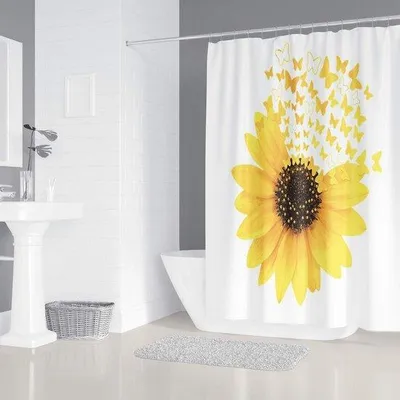 Produktbild von Famanu Duschvorhang 180 x 200 cm - Wasserdicht und pflegeleicht