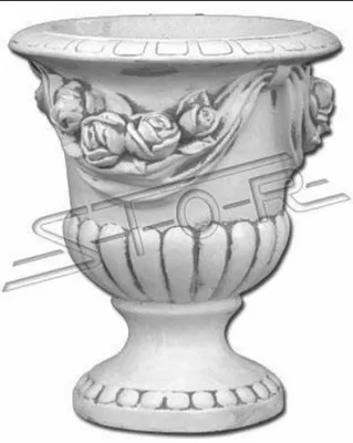 Produktbild von Blumenkübel Pflanz Kübel Dekoration Figur Blumentöpfe Garten Vasen Gefäss 578