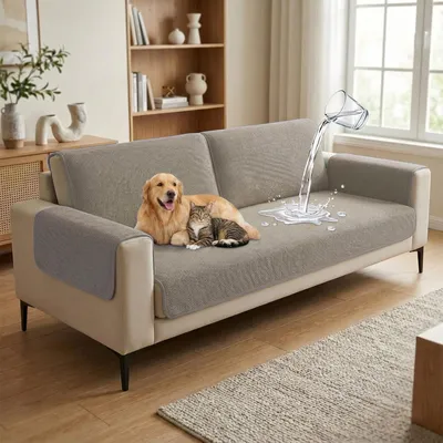 Zdjęcie produktu dla Wodoodporna osłona na sofę, ochrona przed zwierzętami, 90 x 90 cm