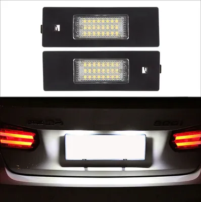 Image de 2x LED PREMIUM éclairage de plaque 18 SMD pour BMW 1er E81 E87 F20 F21 i3 IO1