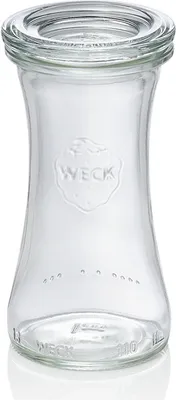 Produktbild von 60x Weck Glas Delikatessenglas mit Deckel Delicacy 100 ml