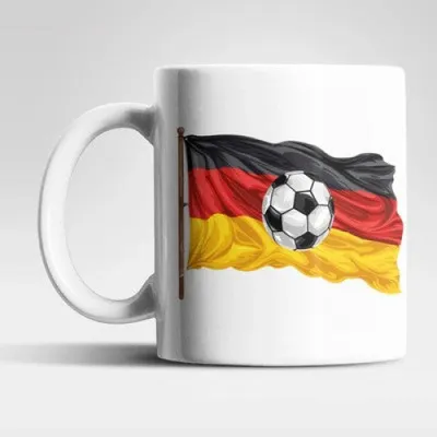 Produktbild von Deutschland Fußball Kaffeetasse Teetasse Geschenkidee 325 ml – 02