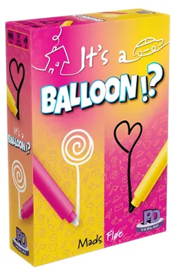 Immagine prodotto di È un gioco di disegno con palloncini per tutta la famiglia, da 3 a 8 giocatori