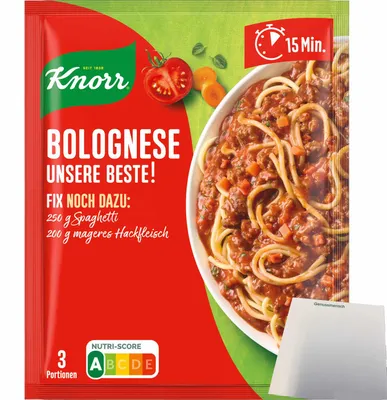 Produktbild von Knorr Fix Bolognese unsere Beste (1x38g Beutel) + usy Block