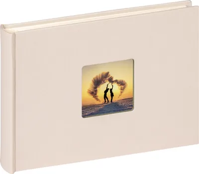 Obrázek produktu pro Fotoalbum Walther FUN chamois 22x16 cm, strukturovaná vazba, 40 stran