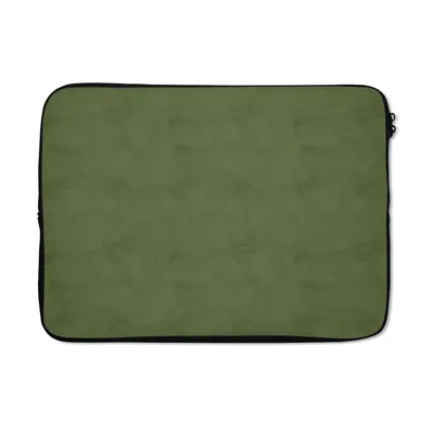 Produktbild von MuchoWow® Laptop Hülle 13 Zoll Leder - Grün - Tiere Laptoptasche - Laptophülle - Sleeve - Rundumschutz