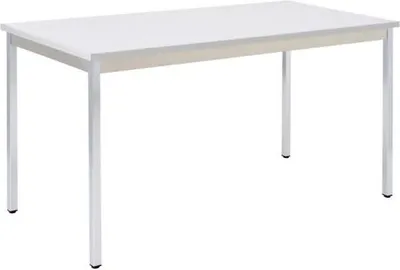 Produktbild von Mehrzwecktisch rechteckig BxHxT 1400x740x700mm 25mm grau/chrom