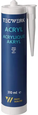 Immagine prodotto di Cartuccia in acrilico bianco da 310 ml TECWERK
