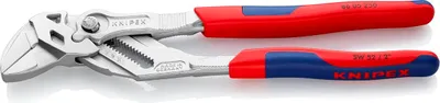 Produktbild von Knipex Zangenschlüssel DIN ISO 5743 Länge 250mm Spannweite 46mm vernickelt mit 2K-Hüllen - 86 05 250 SB