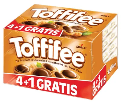Produktbild von Toffifee 4x15er + 1 gratis