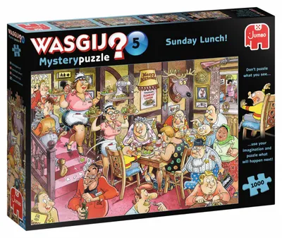 Produktbild von Wasgij Mystery 5 Sonntagsessen! 1000 Teile Puzzle
