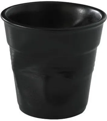 Produktbild von Revol Froissés, Einzelbild, 0,08 l, Schwarz, Porzellan, 1 Stück(e), 60 mm