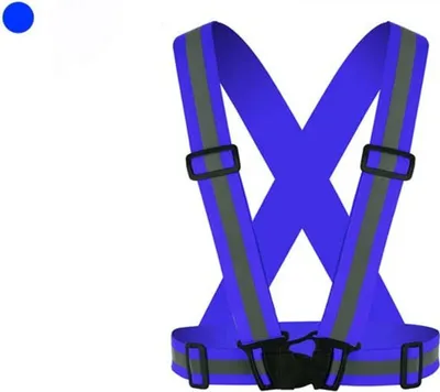 Produktbild von Warnweste Motorrad Reflektor Sicherheitsweste Unfallweste Sport Leuchtweste Neon