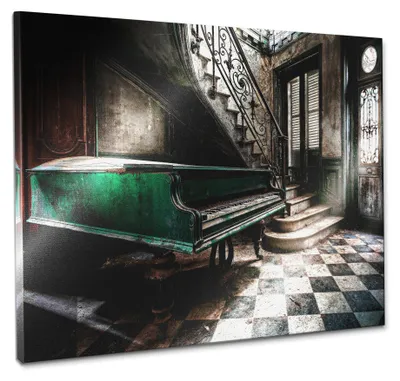 Obrázok produktu pre CANVAS SILVER EX518 G P – Obraz na plátne, 85 x 113 cm – Veľkoformátna moderná dekorácia na stenu