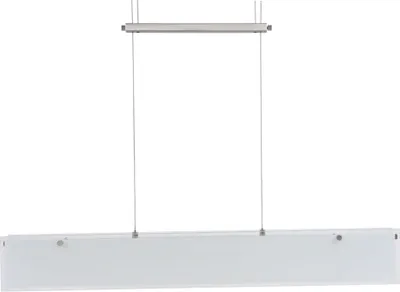 Produktbild von Hängeleuchte, Edelstahl gebürstet, Glas, höhenverstellbar