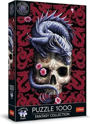 Image de PUZZLE CUBES 1000 Dragon oriental PremPlus 10901