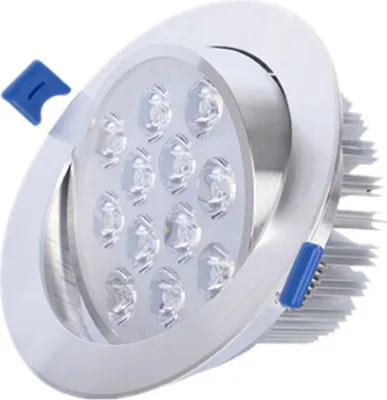 Produktbild von 12W LED Schwenkbar Einbaustrahler Panel Deckenleuchte Strahler Einbauleuchte Deckenlicht, Naturweiß