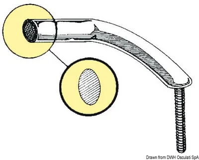 Produktbild von Osculati Handrail SS 750 mm Segelzubehör