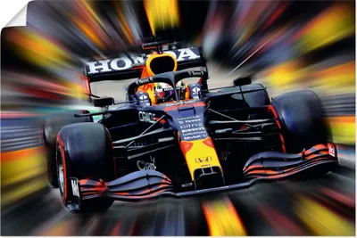 Produktbild von ARTland Poster Verstappen Größe: 90x60 cm