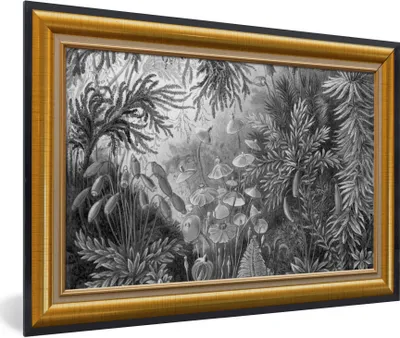 Produktbild von MuchoWow® Gerahmtes Poster Kunstwerke - Alte Meister - Rahmen - Gold 90x60 cm - Poster mit Schwarzem Bilderrahmen Wandposter Rahmen Foto Bilder - Fotorahmen - Foto-Plakat