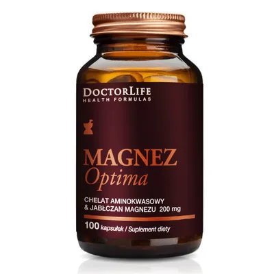 Produktbild von Magnesium Komplex 200mg, 100 Kapseln - Hochdosierte Aminosäuren Chelat Formel